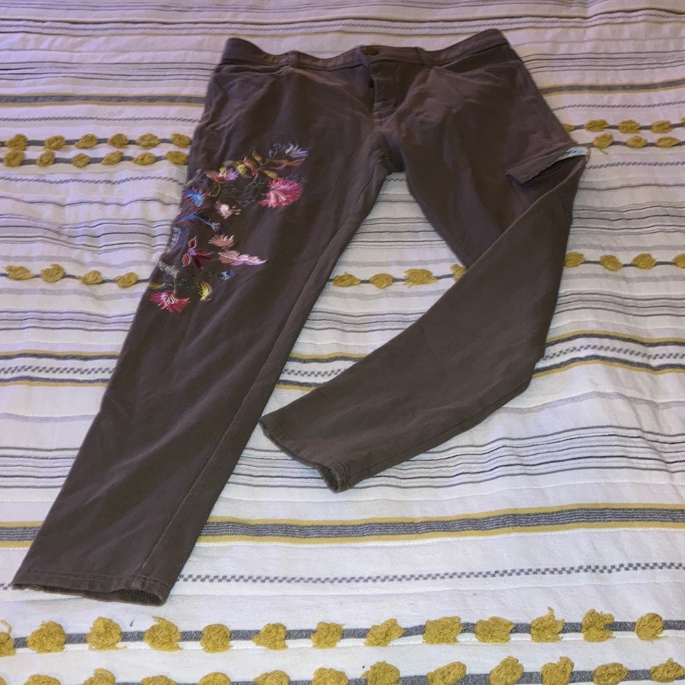 Matilda Jane stretch cargo leggings large